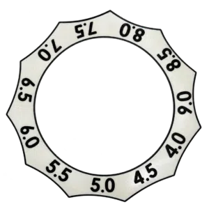 Roue de la base des verres de 4.0 a 9.0