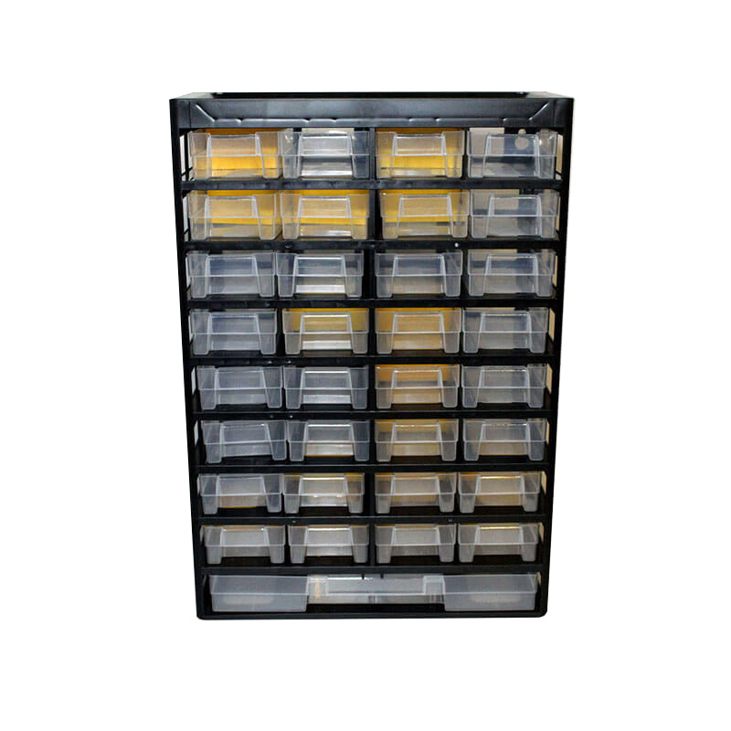 bloc tiroir - module de rangement en plastique 33 tiroirs - Lapeyre optique