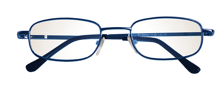 lu810-lunette metal bleue