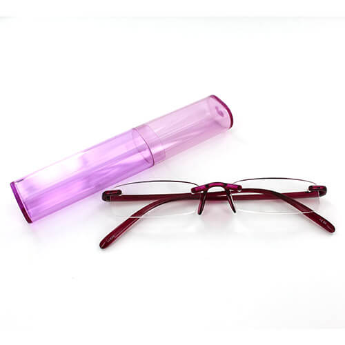lunette-lecture-600-fushia-avec etui-lu604