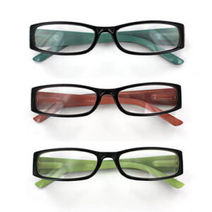 lunettes-de-lunette-rectangulaires-bicolores