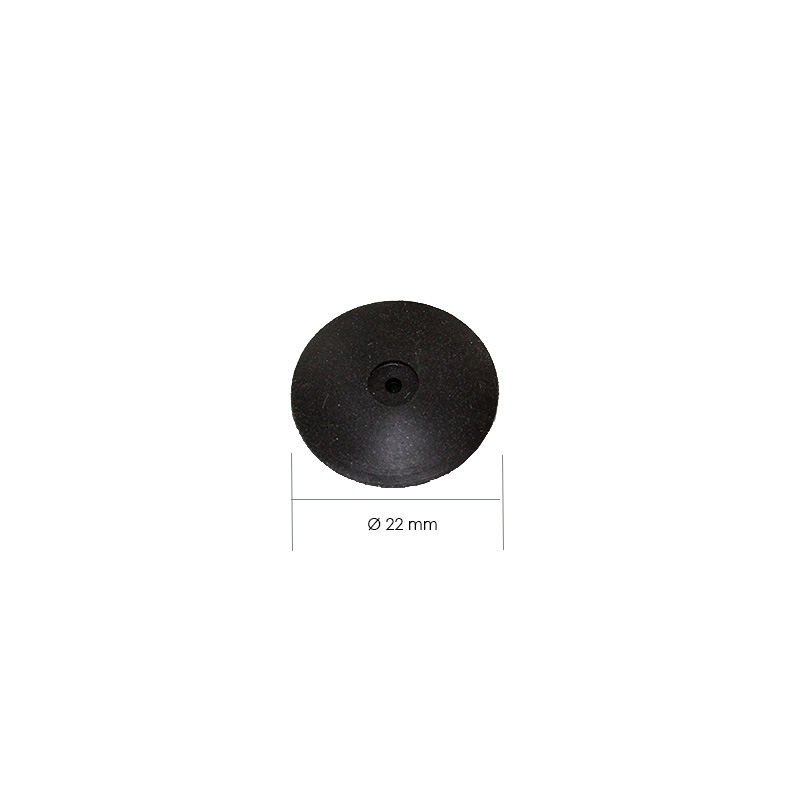 me122-meulette-lentille-noire-silicone-22mm