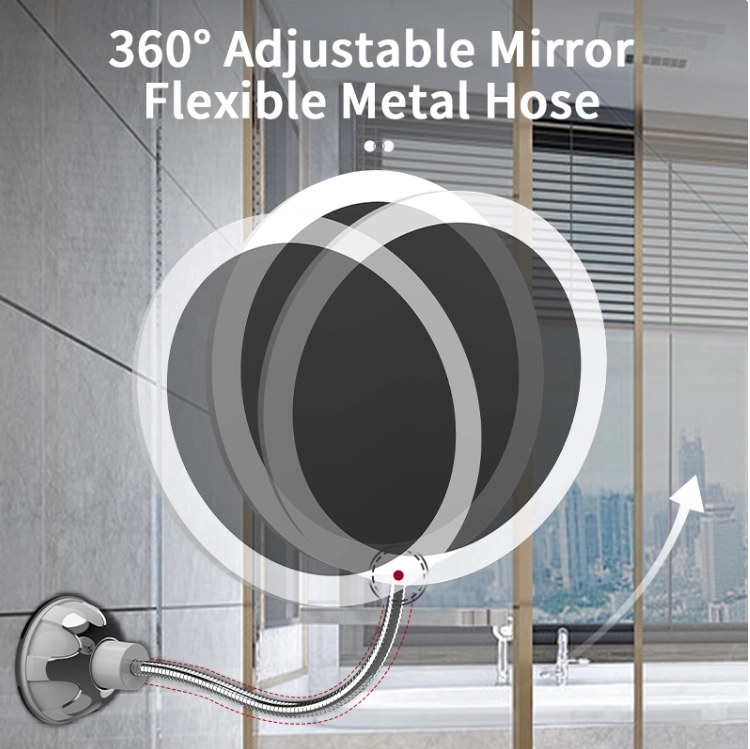 miroir ventouse pivotant à 360°