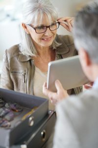 opticien mobile chez un particulier