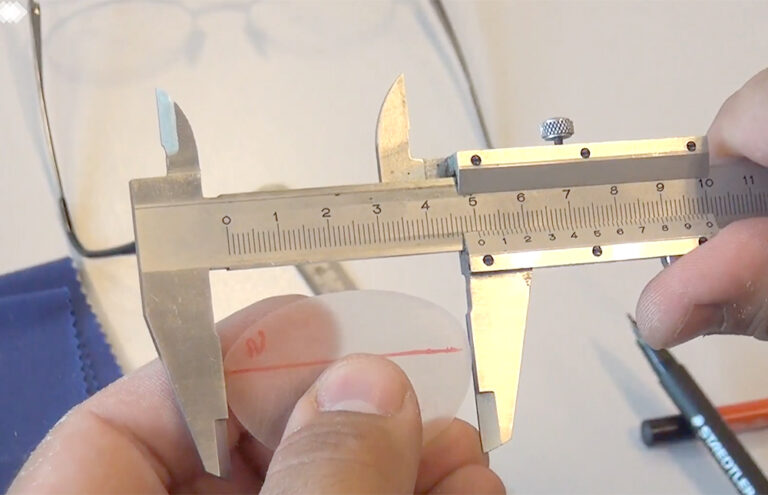 vignette realisation d'un calibre avec un rhodoid